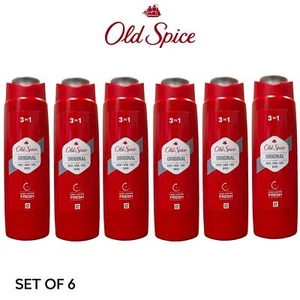 6x Old Spice Shower Gel Original 250ml Body Wash 3in1 For Men Long Lasting Fresh - Picture 1 of 2