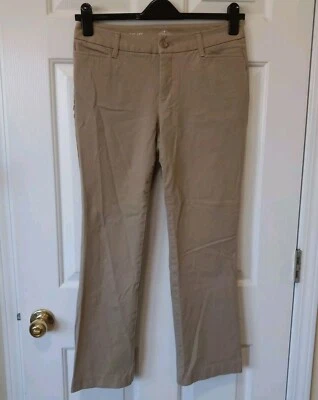 Nuevo Pantalón St. John's Bay Pierna Recta Mezcla Algodón Beige Informal Carrera Diaria 8 Foto 1 de 4