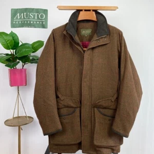 Abrigo de campo impermeable MUSTO (M) técnico para hombre Shooting TWEED - Imagen 1 de 21