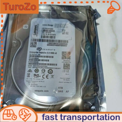  Lenovo Storage 00YG670 00YG668  00YG672 6TB 7.2K SAS 12G 3.5" HDD Hard Drive - Image 1 of 2