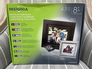 Insignia NS-DPF8WW-09 Digital photo frame-flash 128 MB - 8" - 800 x 480 NIB NEW - Picture 1 of 3