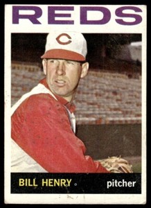1964 Topps Bill Henry EX Cincinnati Reds #49