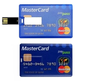 Clé USB 64Go de la forme d'une Carte Bancaire NEUF - Photo 1/2