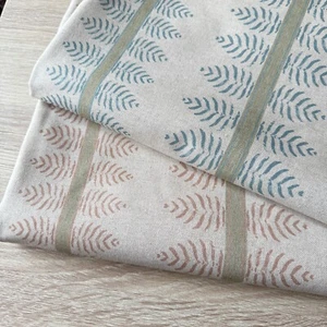 CONIFER RAYA aspecto lino, tela 100% algodón, 136 cm de ancho, precio por 1/2 m - Imagen 1 de 8