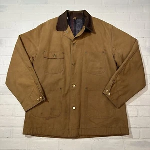 Vintage 90s Carhartt Blanket Lined Work Chore Barn Coat Jacket Mens XL USA Made - Picture 1 of 21