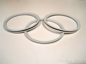 Lotto di (6) Newman 4" APC Guarnizione Teflon Busta Sopra EPDM O-Ring, 101-TE - Foto 1 di 5