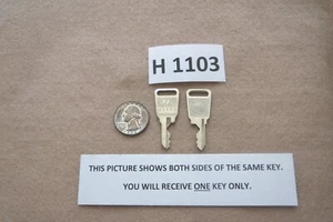 Honda NOS ignition key pre-cut # H 1103 H1103 for 1960's '70's Hondas Z50 CT70 + - Bild 1 von 1