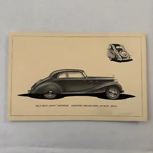 Erdmann & Rossi Coachbuilder Carrosserie Rolls Royce Design Print - Picture 1 of 5