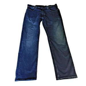Levis 505 Blue Jeans Herren 38x32 Dark Wash Straight Leg Regular Fit Denim Stretch - Bild 1 von 17