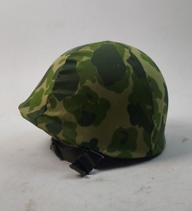 Vintage US Military M-1 Helmet with Camo Cover