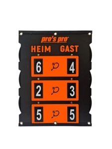 Tennis Spielstandsanzeiger 61x46cm, wetterfest, mit Drehscheiben, Scoreboard - Bild 1 von 2