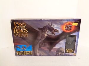 2004 Toy Biz Lord of the Rings Deluxe Poseable Fell Beast Action Figure Set MIP