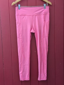 ROCKWEAR sz 12 bright neon pink tights, inner pocket, 2 leg pockets, 28cm rise - Picture 1 of 15