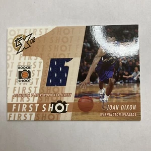 2002 Topps Juan Dixon Game Worn Patch Rookie Card RC Washington Wizard Card - Bild 1 von 4
