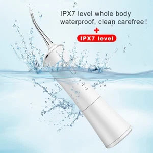 Cordless Water Flosser Dental Oral Irrigator Travel Teeth Cleaner Floss Pick New - Picture 1 of 9