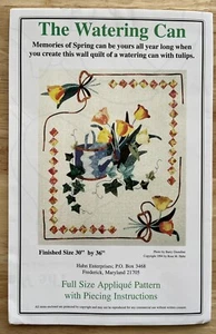 Hahn Enterprises Die Gießkanne volle Größe Applikationsmuster mit Piecing Inst - Bild 1 von 5