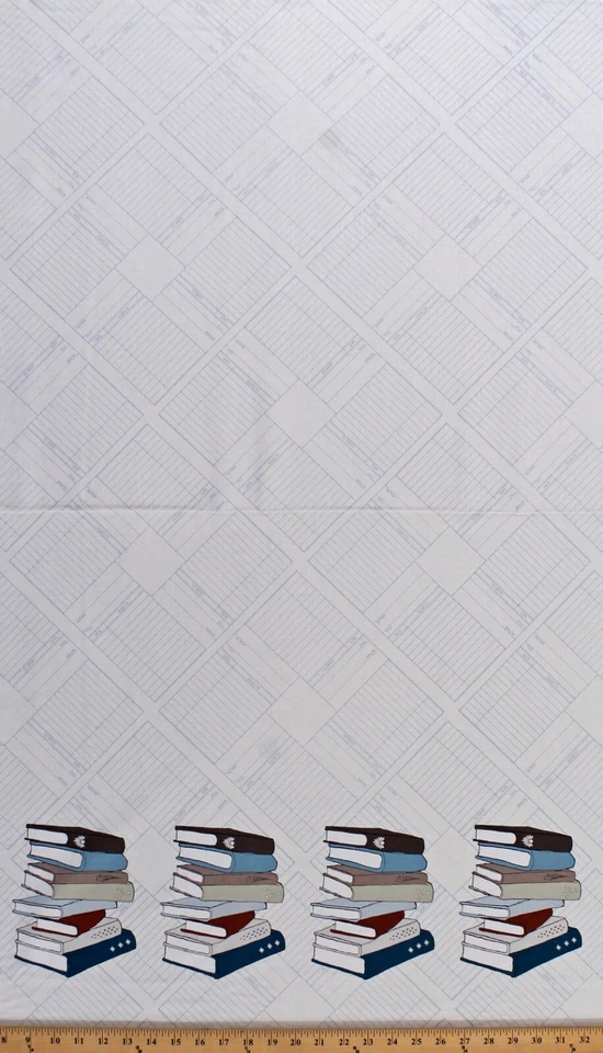 Libros de biblioteca de algodón tarjetas de pago catálogos impresión literaria de tela por D507.24 Foto 1 de 1