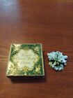 Vintage Royal Crown Derby Porcelain Flowers Brooch with box, England  *Rare*