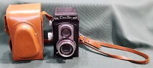 Vintage Ciro-flex, Model D, Camera Alphax Synchromatic, Wollensak 85MM W/Case