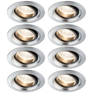 4 x Paulmann 926.77 Einbauleuchten Daz LED Set 2x7W schwenkbar Alu inkl. LED - Bild 1 von 6