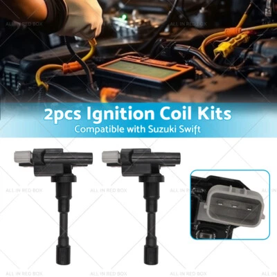 2PCS Ignition Coil Suitable for Suzuki Swift 1.5L RS415 EZ ZC ZD HT M15A Engine - image 1 of 4