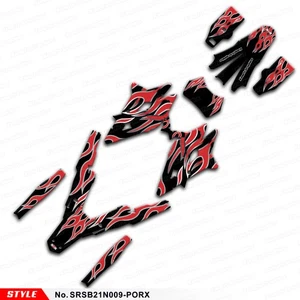 Kit de calcomanías gráficas diseño envolvente para Surron Sur-ron Storm Bee SurRon negro rojo - Imagen 1 de 8