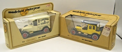 Matchbox Models of Yesteryear Lot of 2 1927 Talbot  1912 Rolls Royce Damaged Box - Image 1 of 4