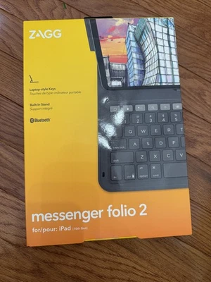 ZAGG Messenger Folio 2 Keyboard & Case Apple iPad 10.9" 10th Generation New - Image 1 of 2