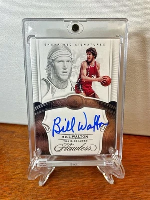 2017-18 Panini Flawless BILL WALTON Enshrined Signatures AUTO #/25 Trail Blazers - Image 1 of 4