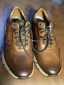 Scarpe sneakers stile di vita Rockport Reboundx Ubal CJ3055 da uomo in pelle marrone 8 - Foto 1 di 6