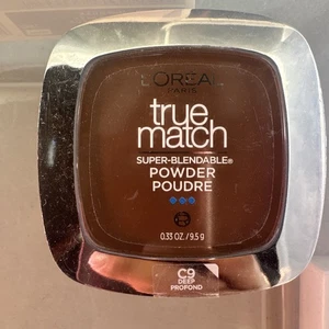 2New L’Oréal True Match Super Blendable Powder C9 Deep Profond 0.33 oz/9.5 grams - Picture 1 of 2