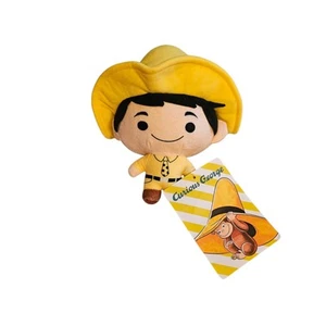 Curious George Man with the Yellow Hat Plush Toy 8 inch NWT New With Tags - Picture 1 of 2