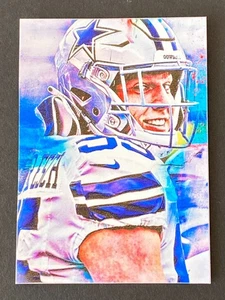 Leighton Vander Esch 2019 originale Art Ace O #ed 1/1 - Foto 1 di 10