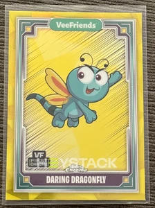 2025 Topps Chrome VeeFriends Daring Dragonfly Yellow Refractor #79 - Picture 1 of 2