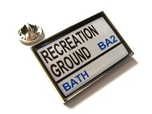 BATH RUGBY STADIUM ROAD STREET SIGN LAPEL PIN BADGE GIFT - Picture 1 of 1