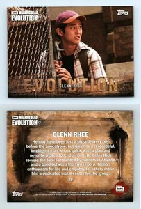 Glenn Rhee #28 The Walking Dead Evolution 2017 Topps Trading Card - Picture 1 of 1