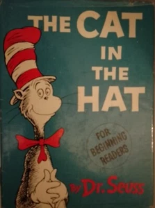 THE CAT IN THE HAT-1ST ED/3RD STATE-1957-W/DJ-GREAT GIFT IDEA-W/$1.95/$1.95 DJ! - Foto 1 di 8