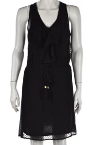 NEW Ella Moss Dress Size S Black Sheath Silk Sleeveless Above Knee NWT - Picture 1 of 4