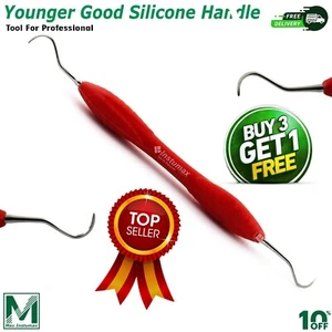 Silicone Handle Dental Periodontal Curettes Sickle Scaler Tartar Remover Plaque - Picture 1 of 4