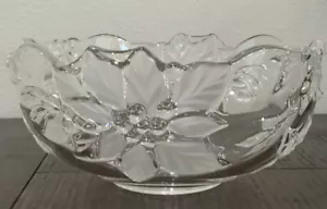 Studio Nova by Mikasa FESTIVE POINSETTIA Serving Bowl/Centerpiece West Germany - Picture 1 of 8
