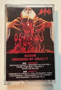 Sodom Obsessed By Cruelty Black Thrash Death Metal Cassette 1986 Metal Blade - Picture 1 of 5