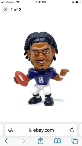 Lamar Jackson Baltimore Ravens Big Shot Baller Action figure Cover