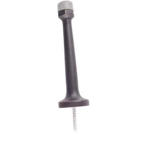 Tope de puerta de zócalo de latón macizo EMTEK de 4" de longitud con tornillo, bronce frotado con aceite - Imagen 1 de 1