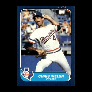 Chris Welsh 1986 Fleer Texas Rangers #576 R318I 76 - Picture 1 of 2