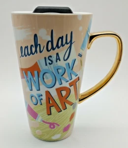 Taza/taza de café Molly & Rex ""Cada día es una obra de arte - Imagen 1 de 7