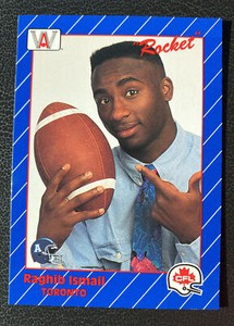 1991 #68 Raghib Ismail All World CFL Toronto Argonauts