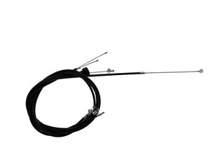 Bowden cable set black suitable for TS 250 250/1 flat handlebar - Picture 1 of 1