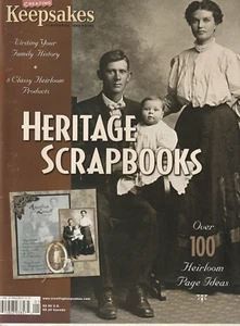 1999 Creating Keepsakes Scrapbook Magazine Heritage Heirloom Page Ideas - Picture 1 of 2
