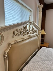 AICO Michael Amini 5 piece King Bedroom Set.  Used as staging Parade of Homes. - Picture 1 of 8