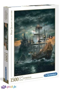 Clementoni Puzzle 1000 pièces Bateau Pirate 31682 High Quality Collection - Photo 1/1